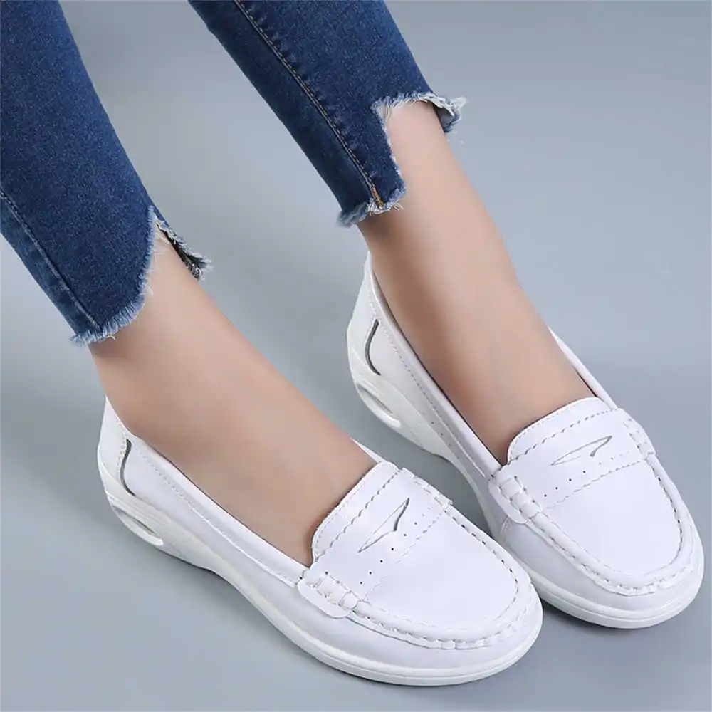 Best Vintage Collectible Items - Thick Sole Slipon White Trainers For