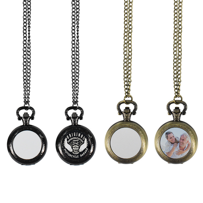 Vintage Necklace - Custom Vintage Metal Pocket Watch Pendant