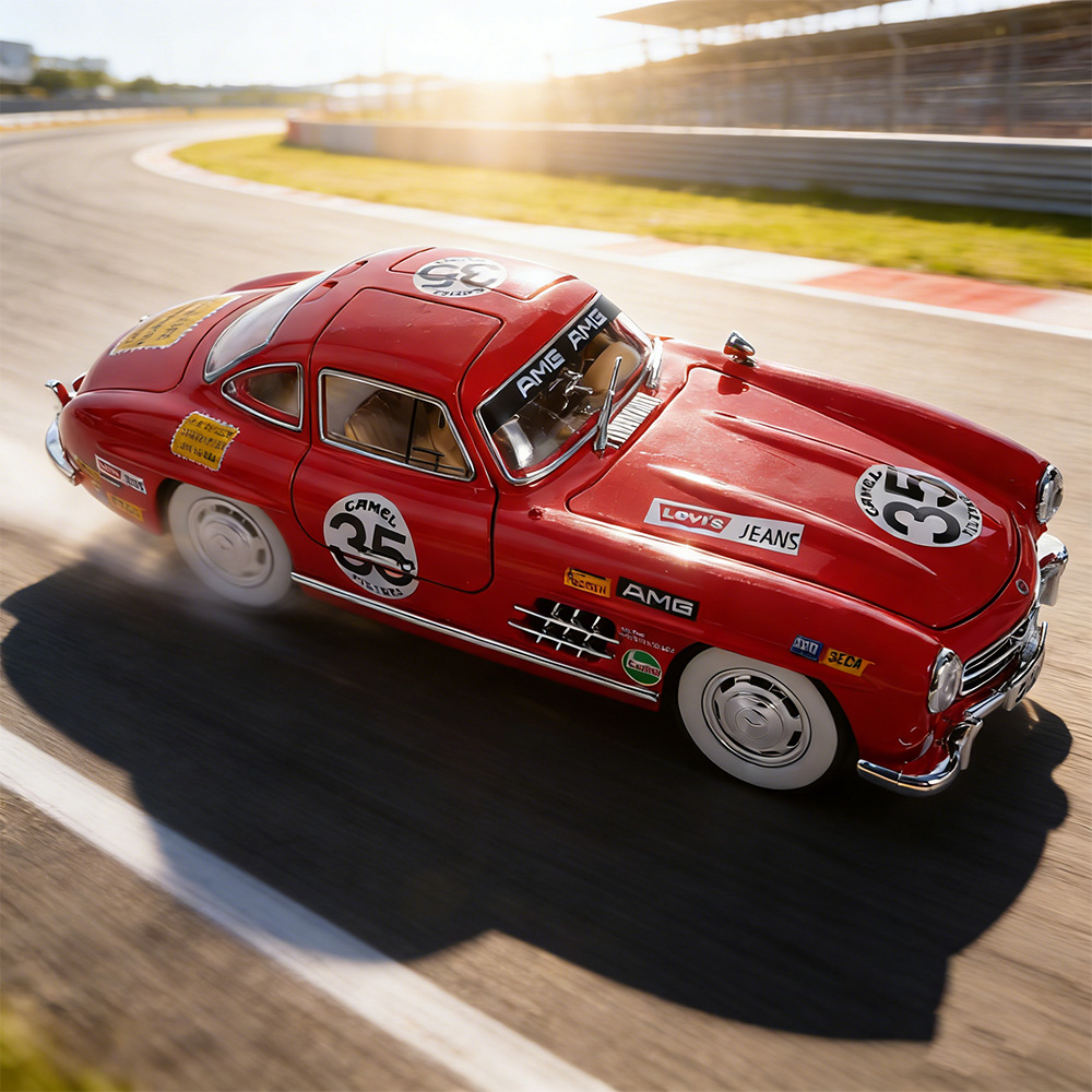 Vintage Collection - 1:24 Scale 300SL Die-Cast Model, Pull-Back