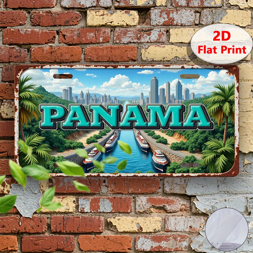 Vintage Collectible Plates - 2D Flat, 1pc, 2D Flat Printing,