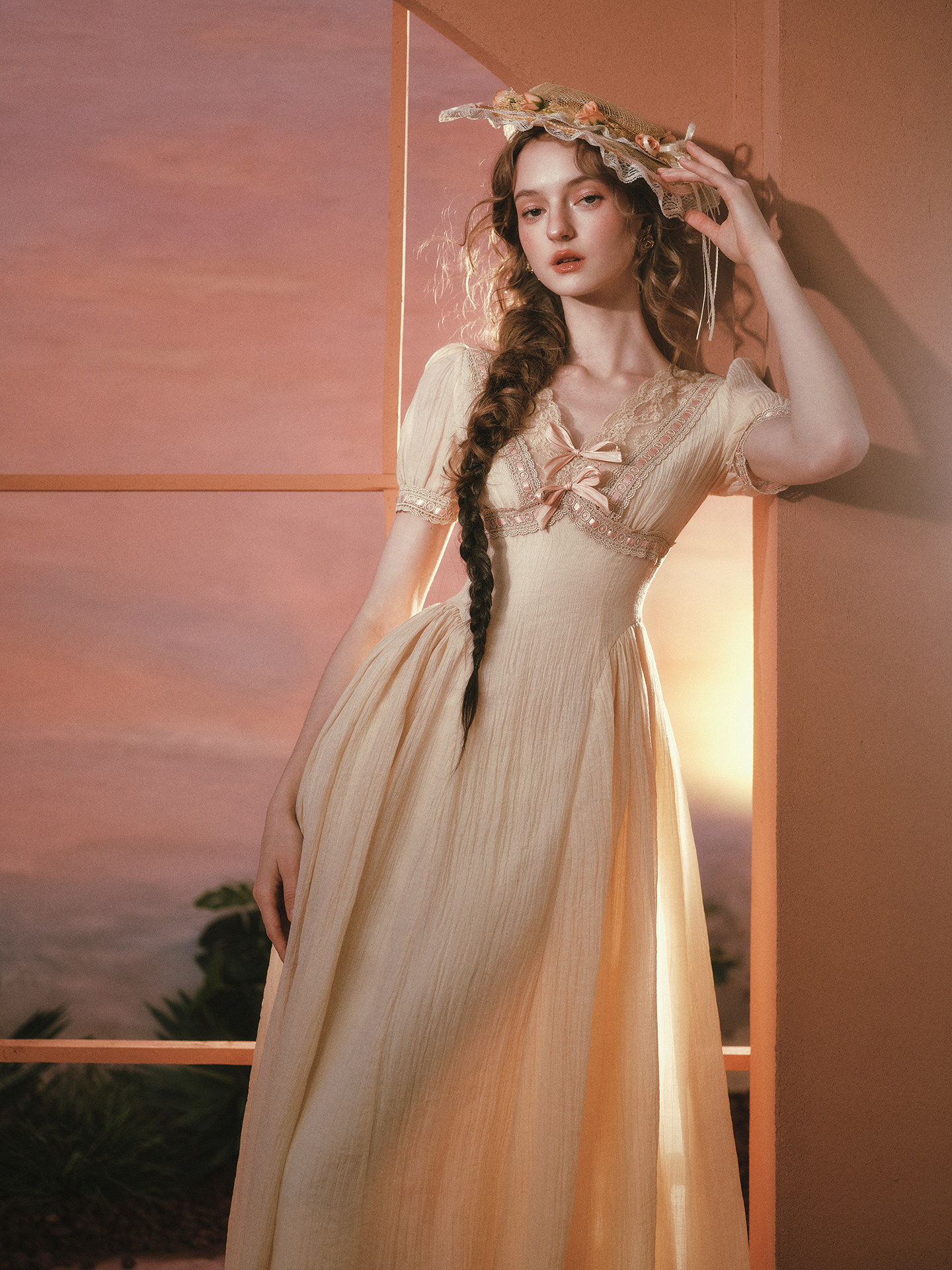 Vintage Necklace - TIYIHAILEY Chiffon Summer Women Dress Short