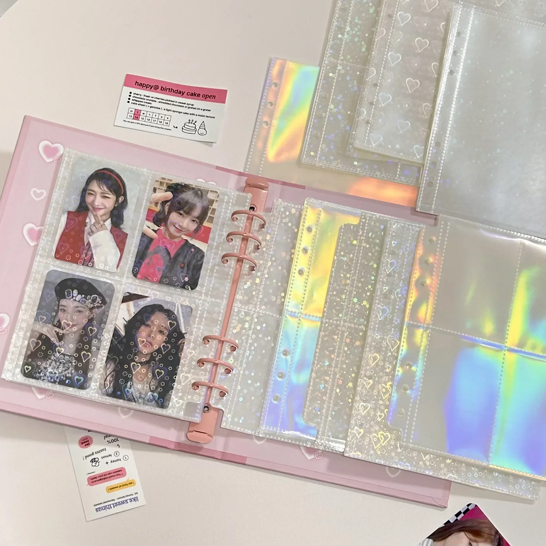 Polaroid Photo Album - 10pcs A5 Heart Binder Sleeves Photo