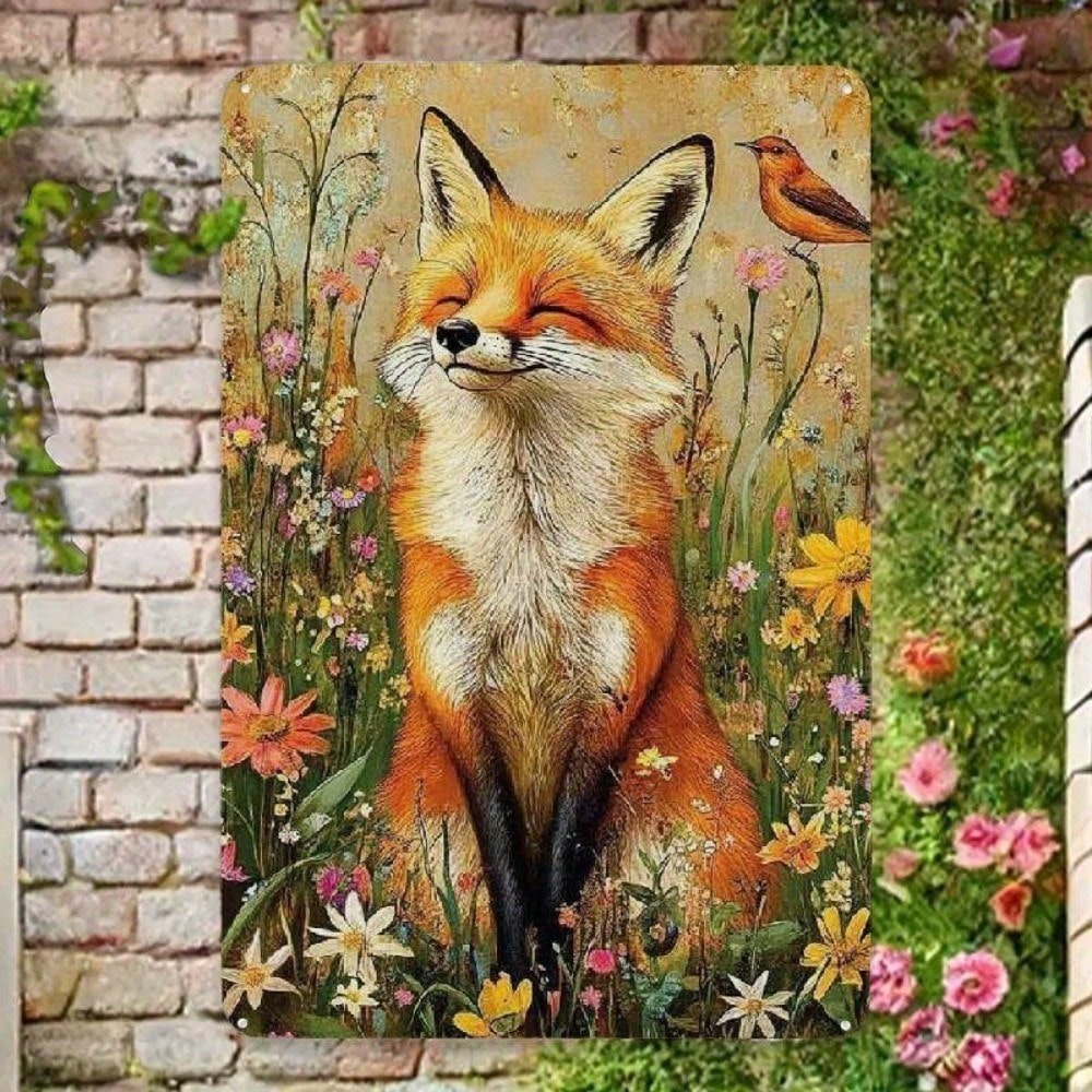 Vintage Collectible Plates - Vintage Tin Sign 8x12 Inch Wall