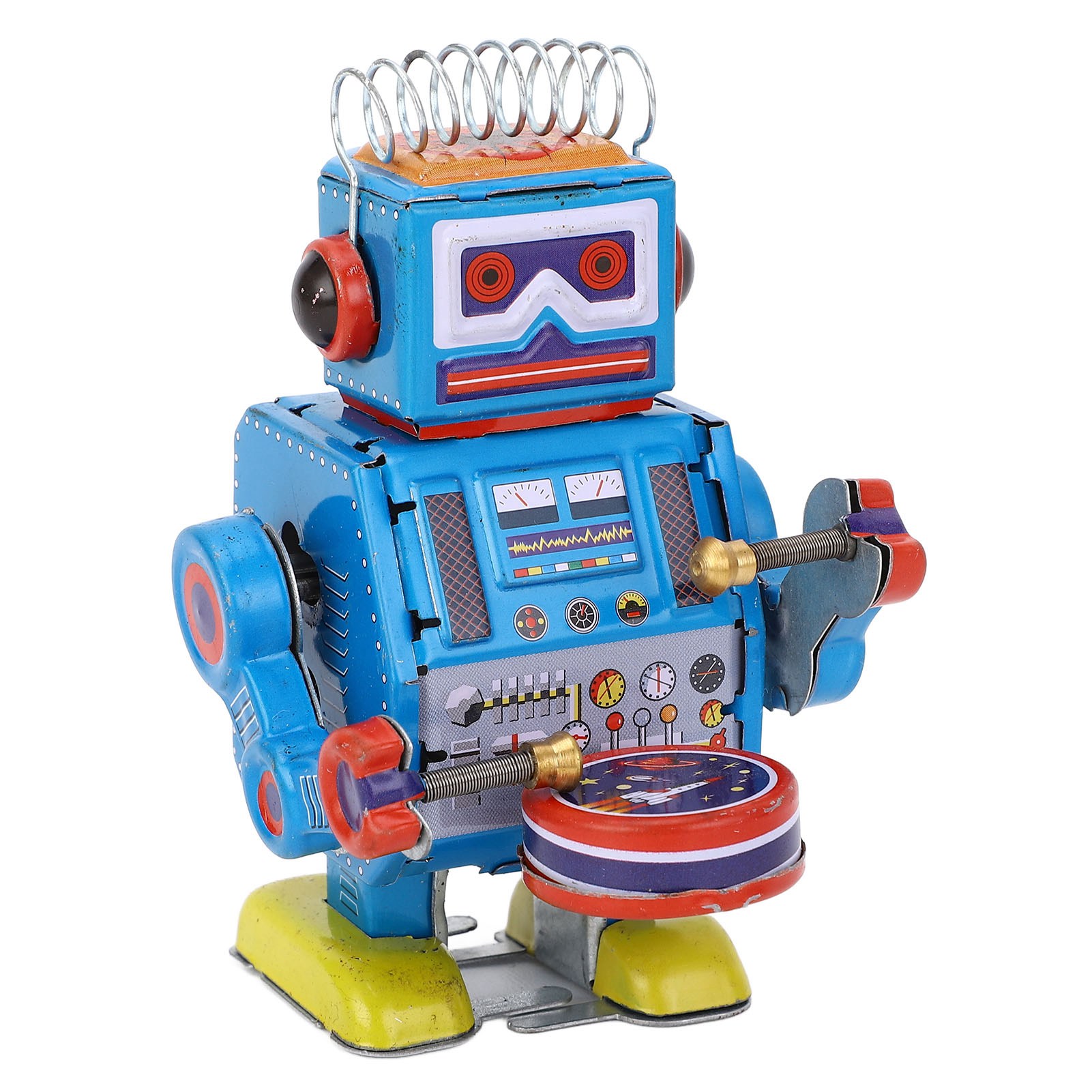 Vintage Toys Collection - Robot Clockwork Creative Handmade Drumming Vintage