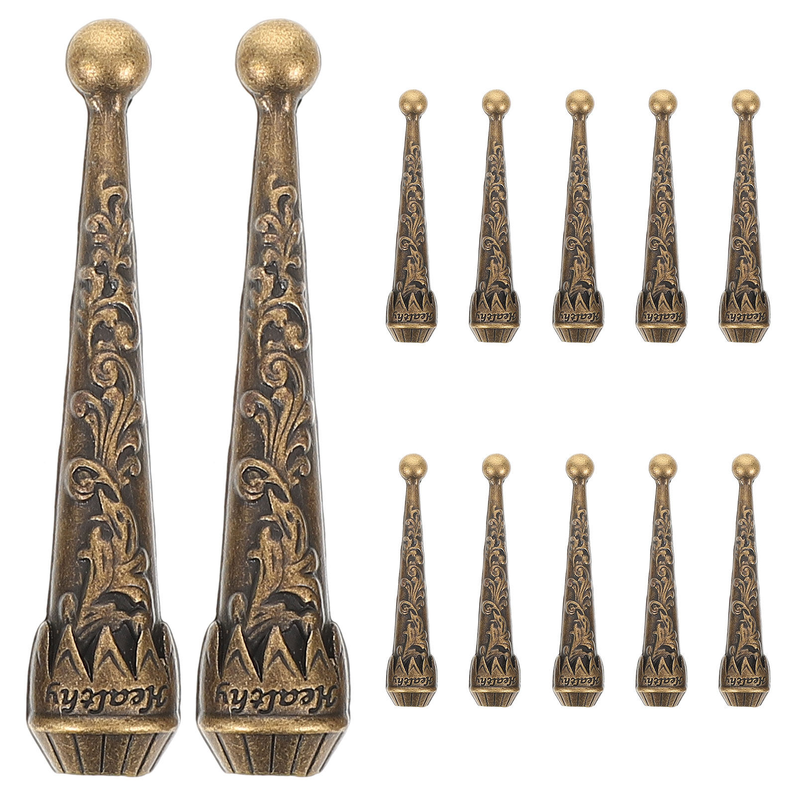 Vintage Necklace - 12Pcs Vintage Decorative Bolo Tie Tips