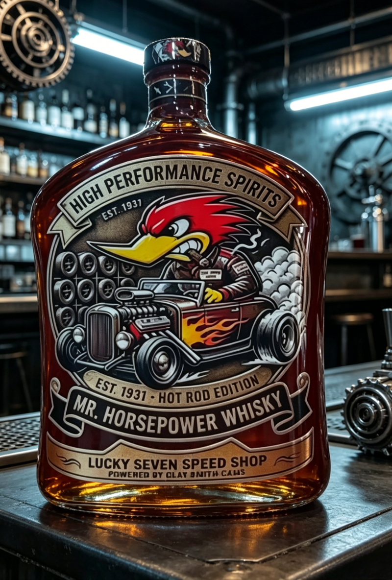 Vintage Mr. Horsepower Whiskey - Vintage Collectible Bottles recension och pris