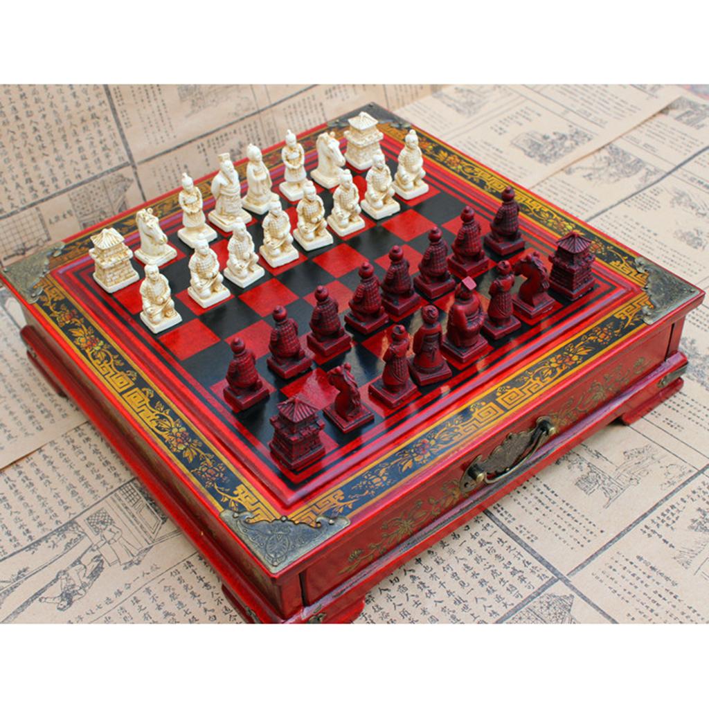Resin Chinese Chess Set Classi - Vintage Collectible Board Games recension och pris