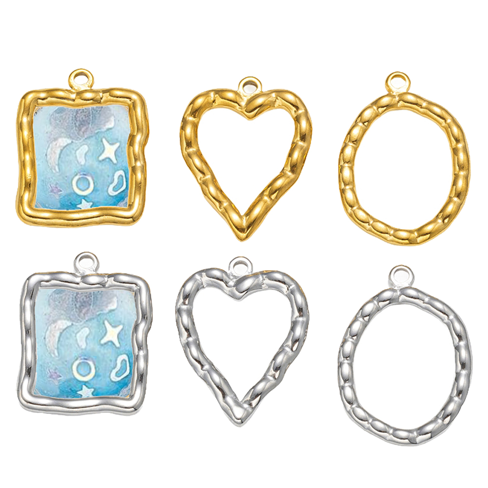 5pcs Stainless Steel Heart Rou - Vintage Items recension och pris