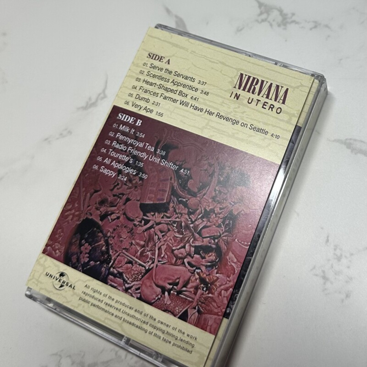Nirvana in Utero Cassette Tape - Vintage Collection recension och pris