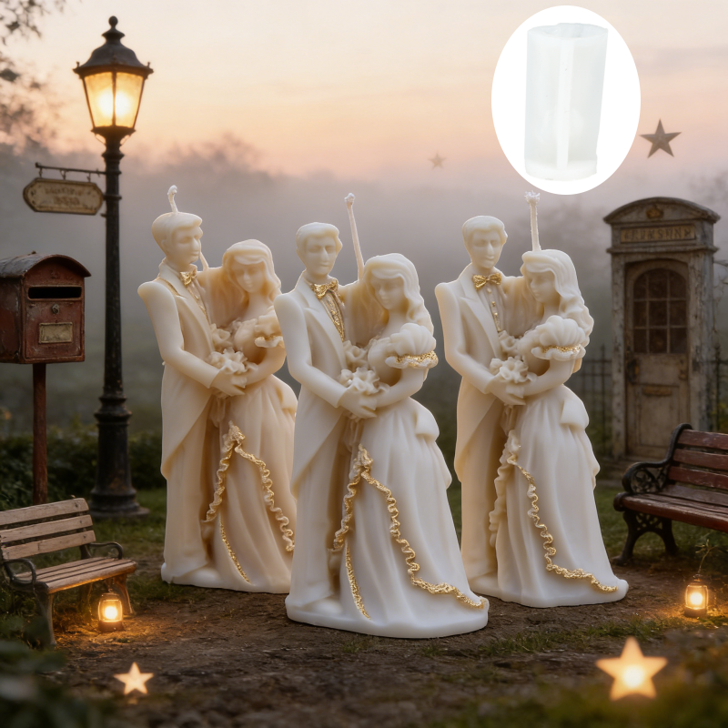 Bride and Groom Silicone Mold  - Vintage Toys Collection recension och pris