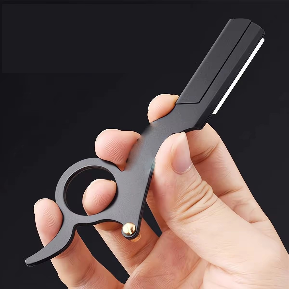 Manual Folding Razor Stainless - Vintage Collectible Knife recension och pris