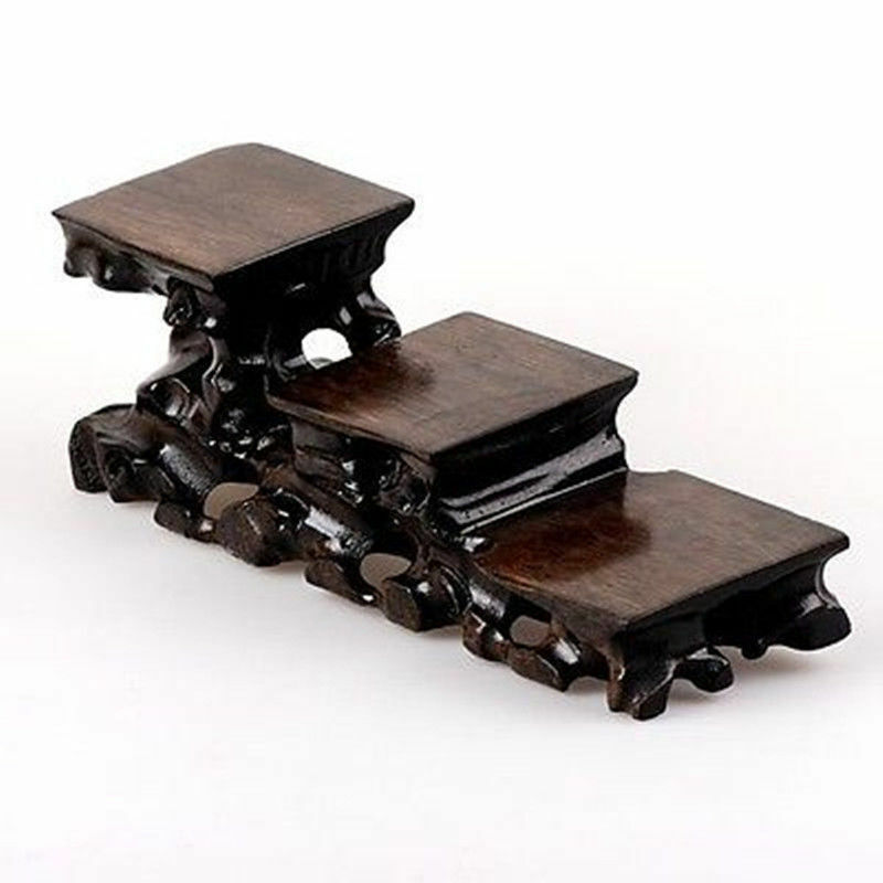 Rare Wood Snuff Bottle Stands  - Vintage Collectible Bottles recension och pris
