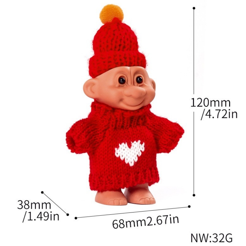 Indian Ugly Baby PVC Lucky Col - Vintage Collectible Clowns recension och pris