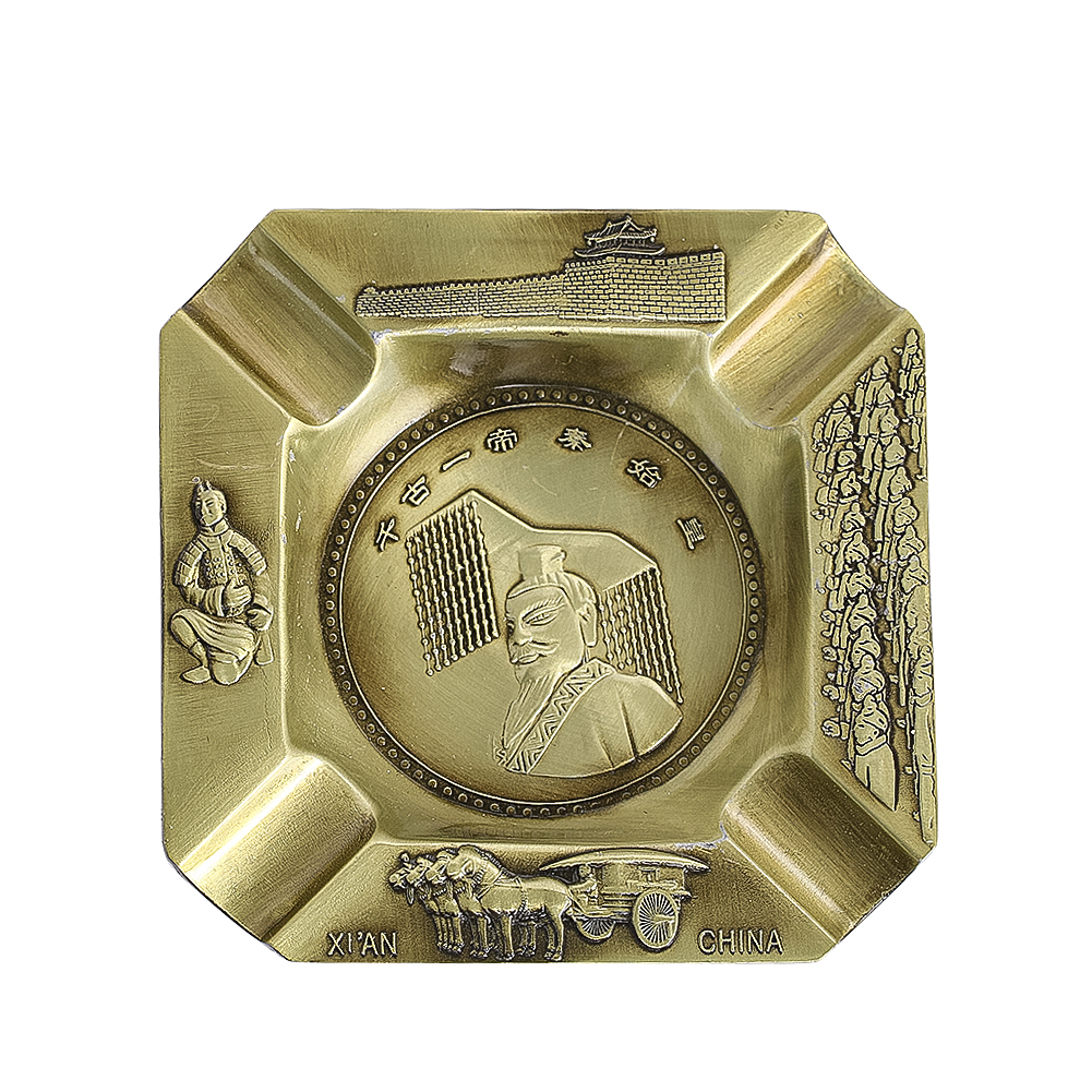 Vintage Brass Ashtray Retro Ch - Vintage Collectible Ashtrays recension och pris