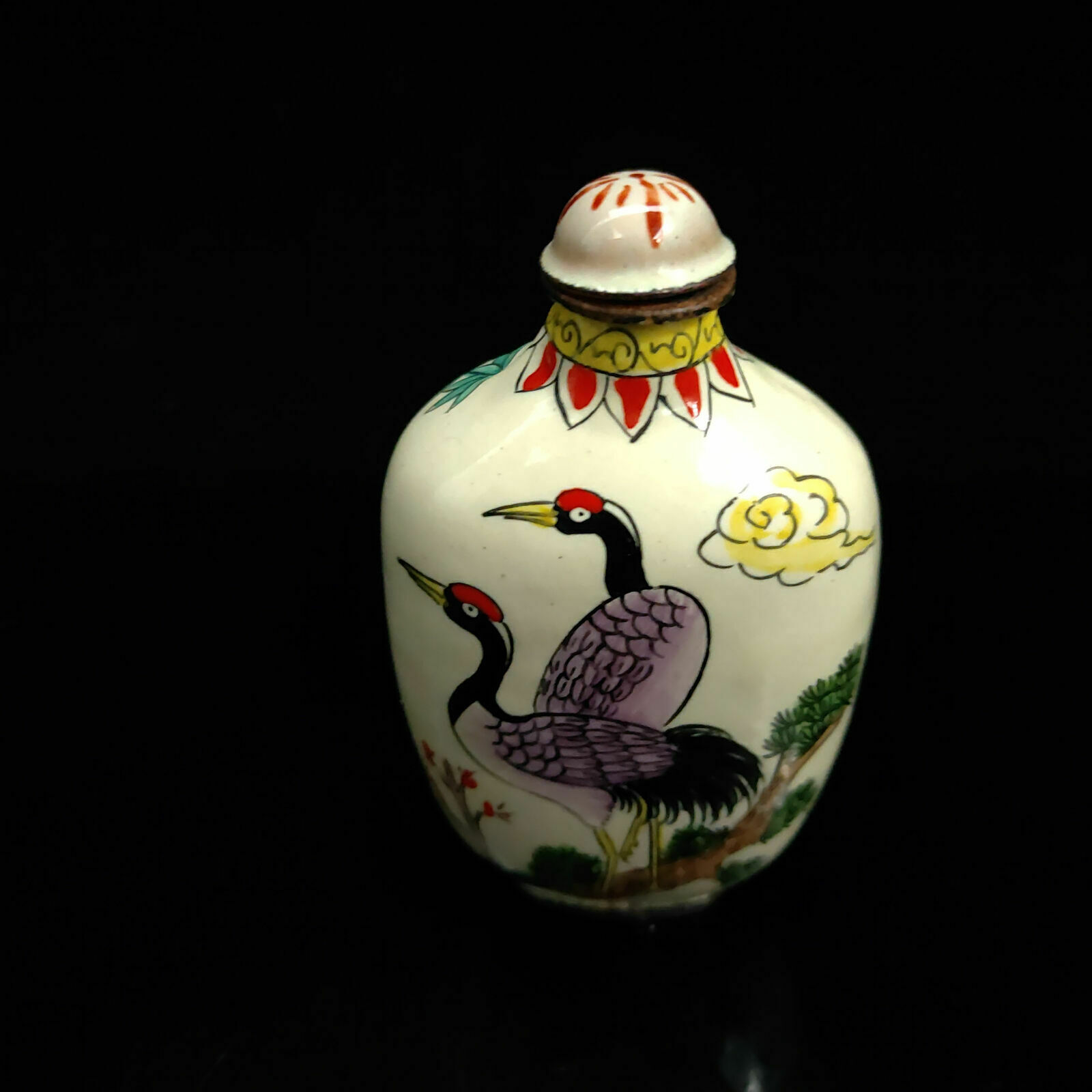 Chinese Antique Cloisonne Cran - Vintage Collectible Bottles recension och pris