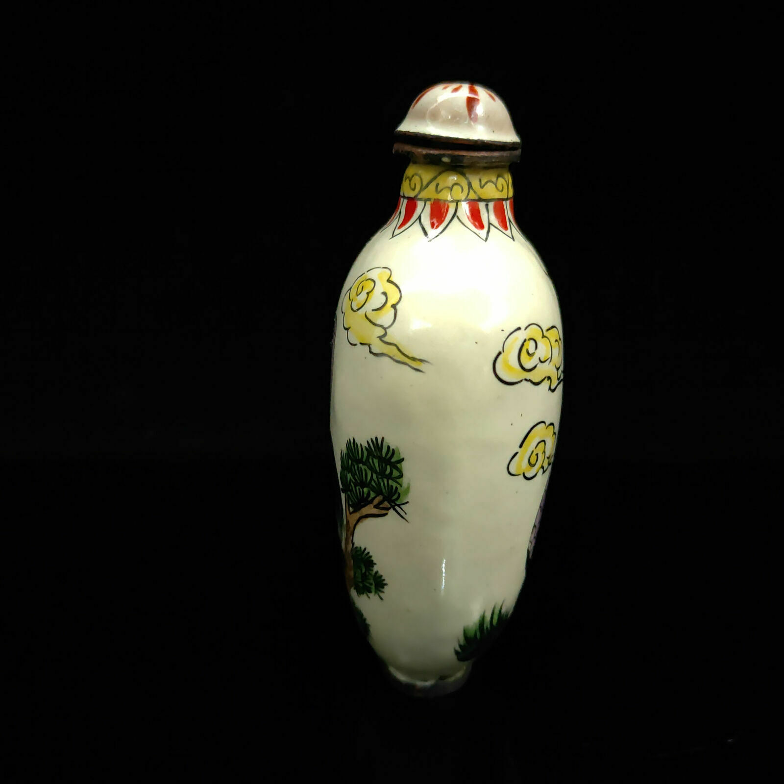 Chinese Antique Cloisonne Cran - Vintage Collectible Bottles recension och pris