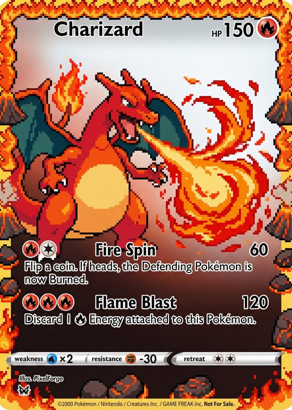 5Pcs Pokemon Cards Charizard G - Vintage Toys Collection recension och pris