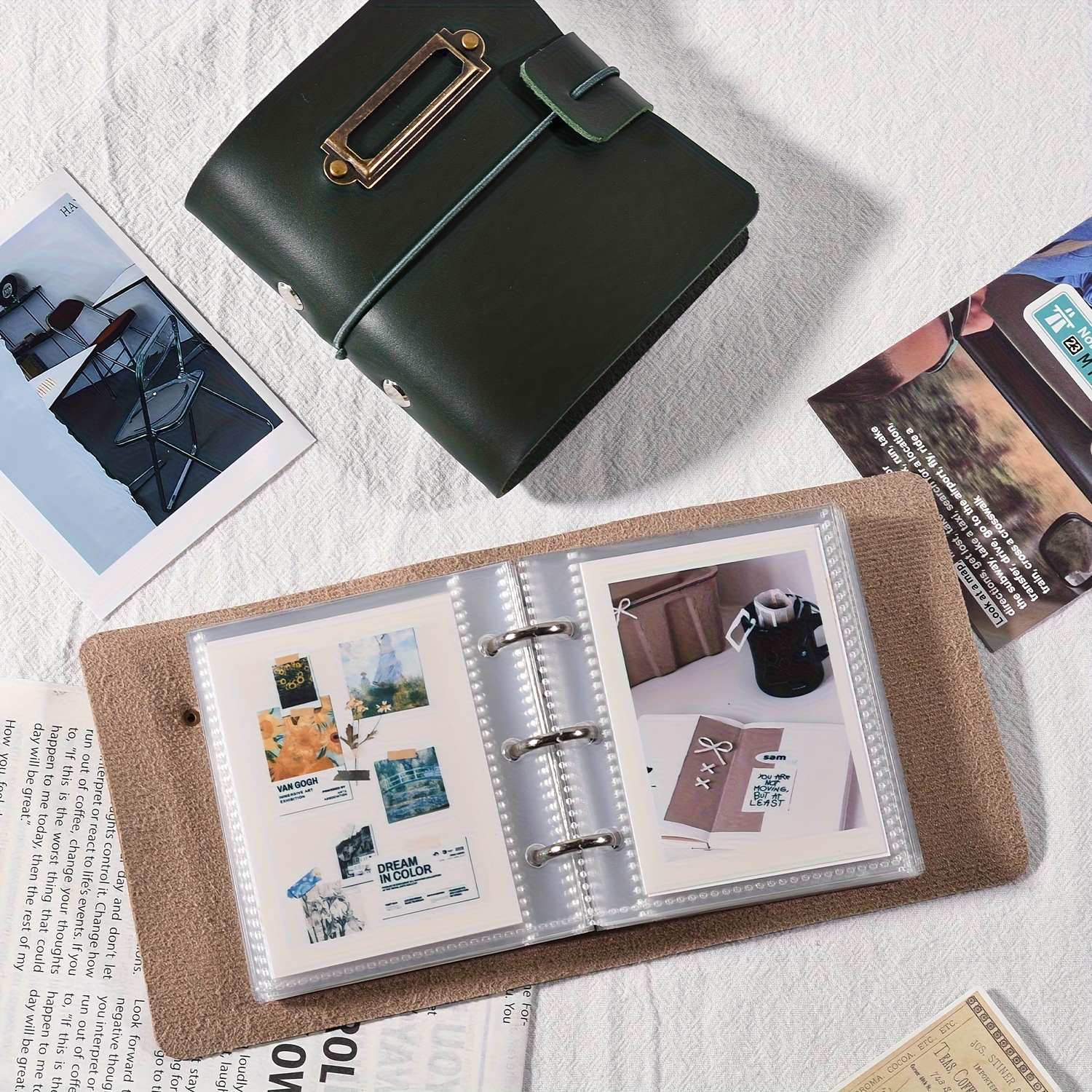 Photo Album Storage, Retro Lea - Polaroid Photo Album recension och pris