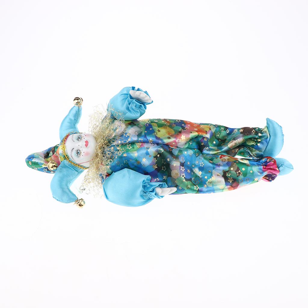 Vintage Cloth Clown Doll Porce - Vintage Collectible Clowns recension och pris