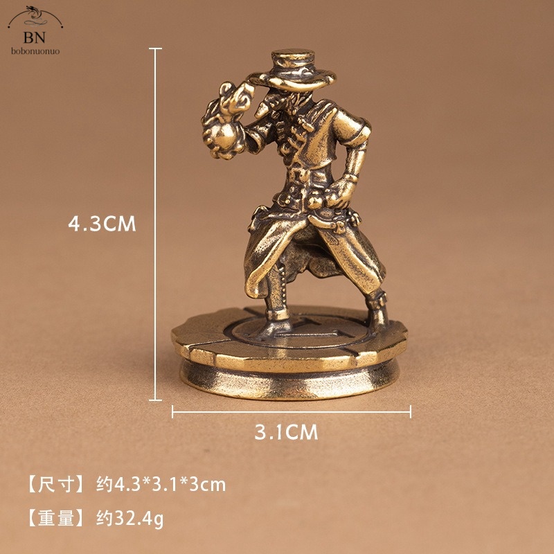 solid Brass Dance Cowboy Figur - Vintage Toys Collection recension och pris