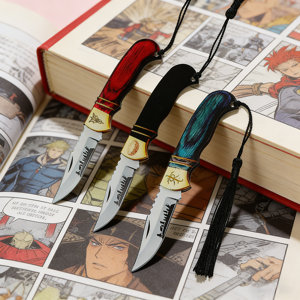 One Rings Knife-shaped Bookmar - Vintage Collectible Knife recension och pris