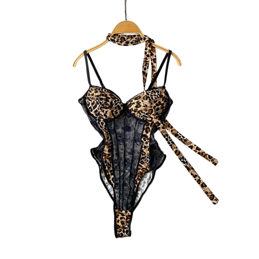 Women Hotsweet V-neck Leopard  - Vintage Necklace recension och pris