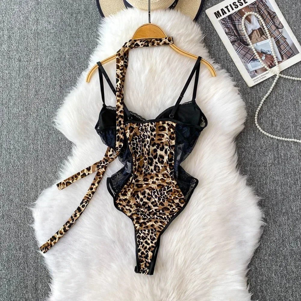 Women Hotsweet V-neck Leopard  - Vintage Necklace recension och pris