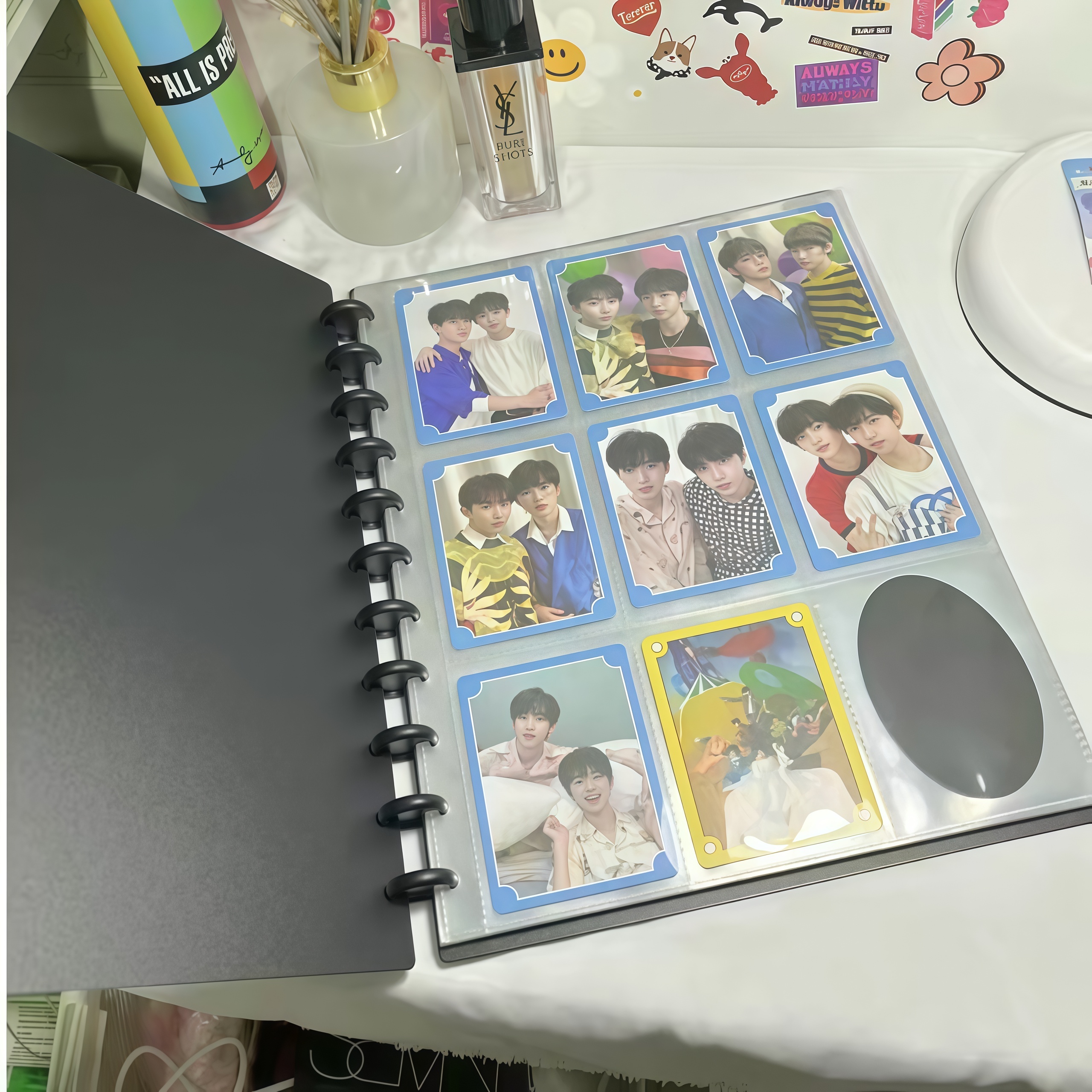 3-Inch Grid Mushroom Button Bi - Polaroid Photo Album recension och pris