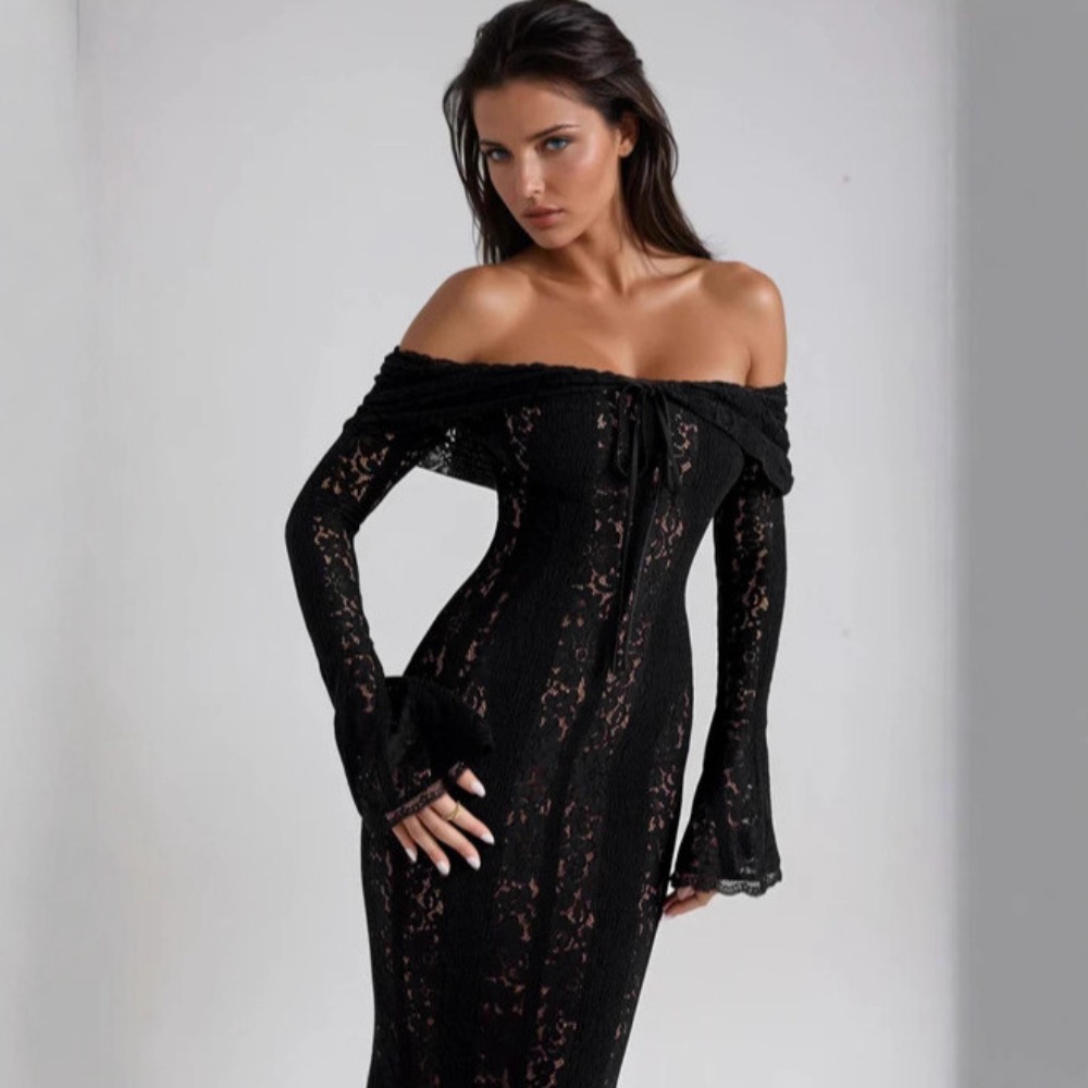 Dress Vintage Hollow Out Flora - Vintage Necklace recension och pris