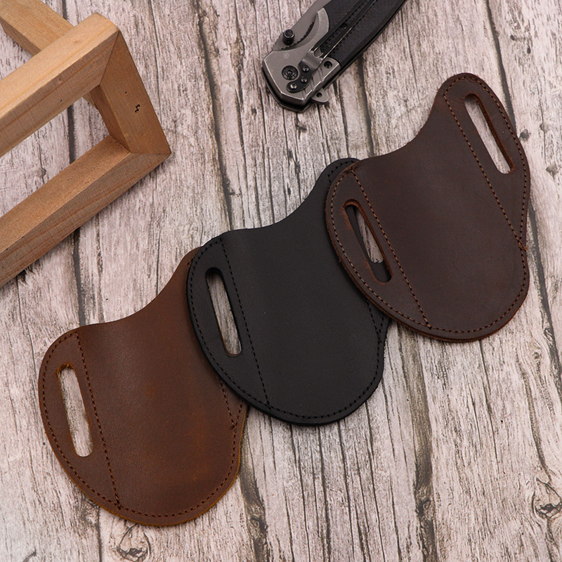 New Leather Case For Folding K - Vintage Collectible Knife recension och pris