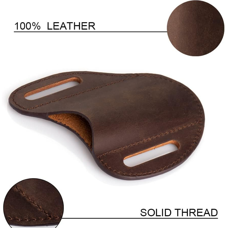 New Leather Case For Folding K - Vintage Collectible Knife recension och pris