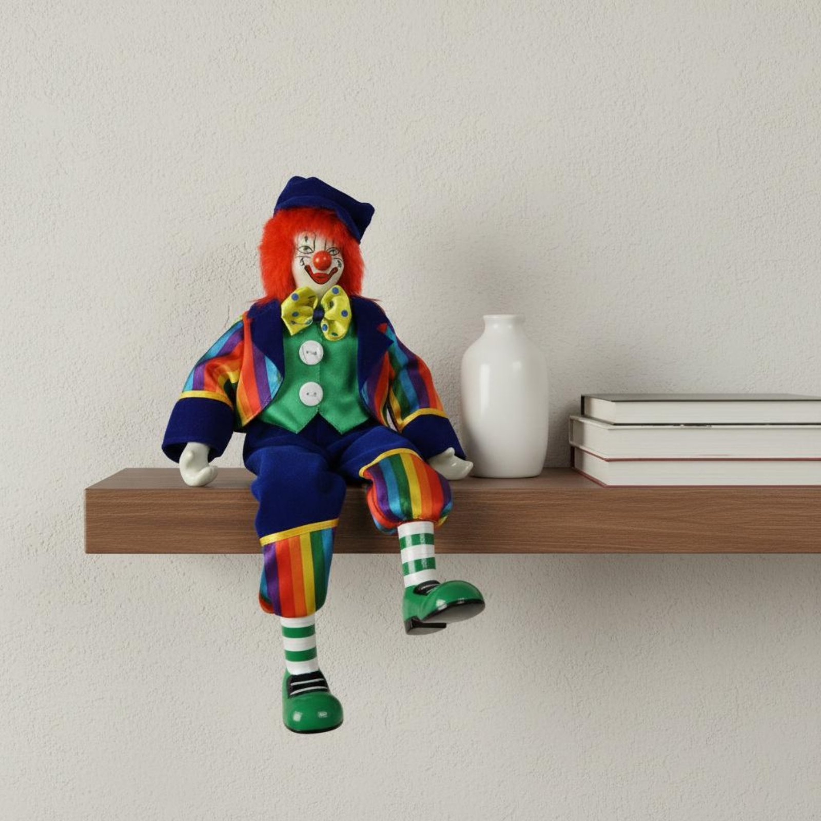Dangling Leg Clown Doll Handma - Vintage Collectible Clowns recension och pris