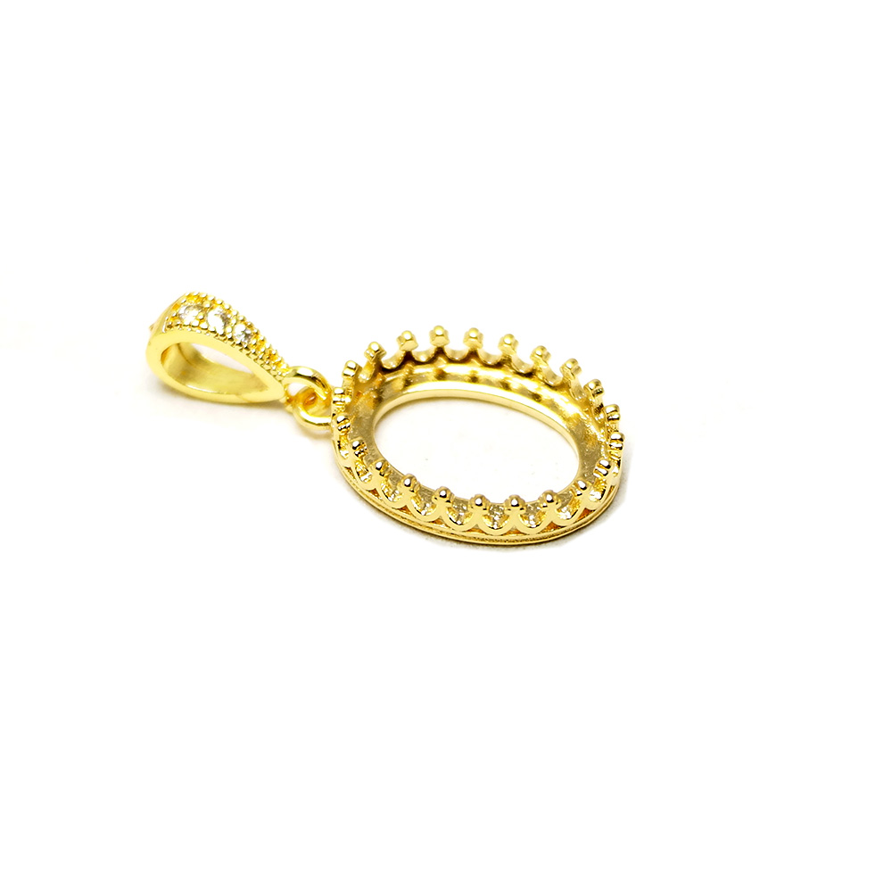 2pcs Crown Drop Necklace Charm - Vintage Items recension och pris
