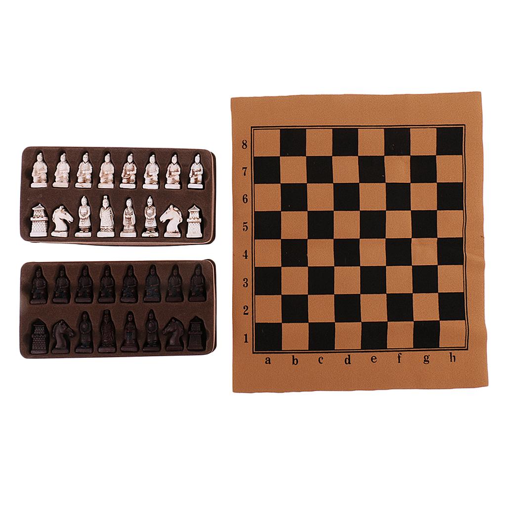 Vintage Chess Game Resin Foldi - Vintage Collectible Board Games recension och pris