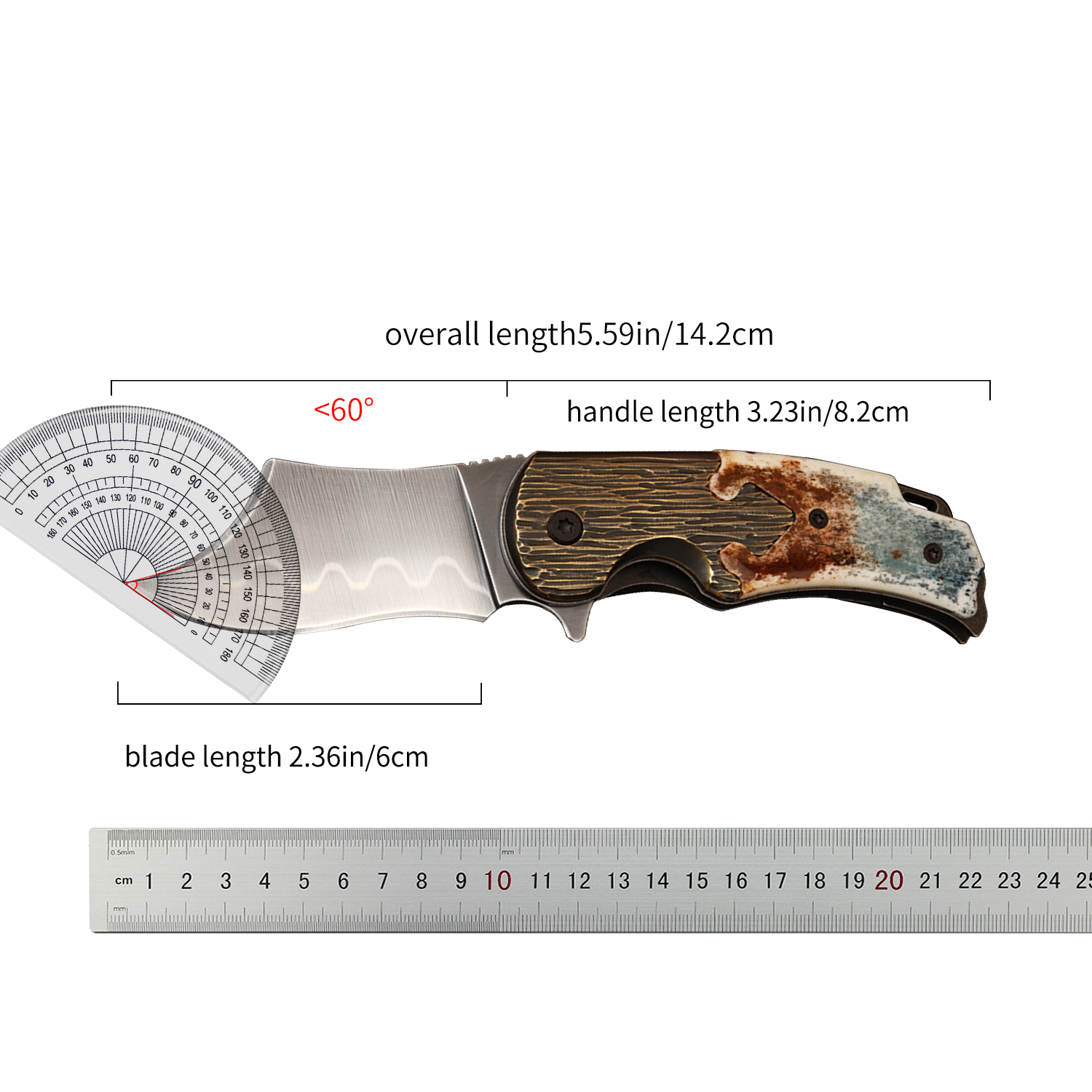NEWOOTZ Vintage Handmade Foldi - Vintage Collectible Knife recension och pris