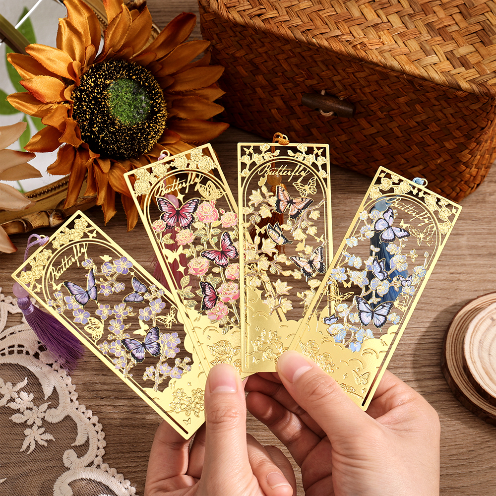 2 Pcs Butterfly Bookmarks With - Vintage Collection recension och pris