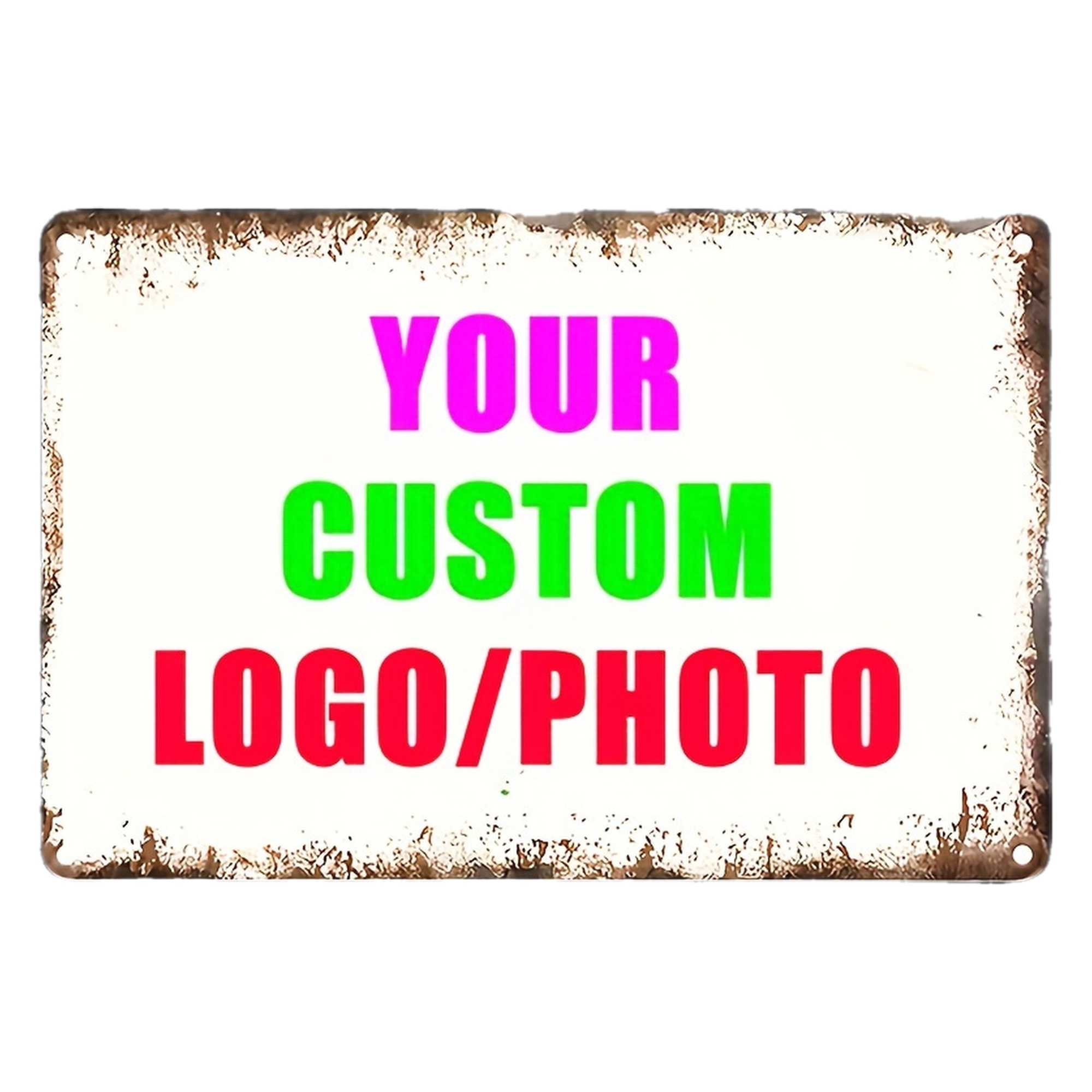 Custom Your Logo/Photo Metal T - Vintage Collectible Plates recension och pris
