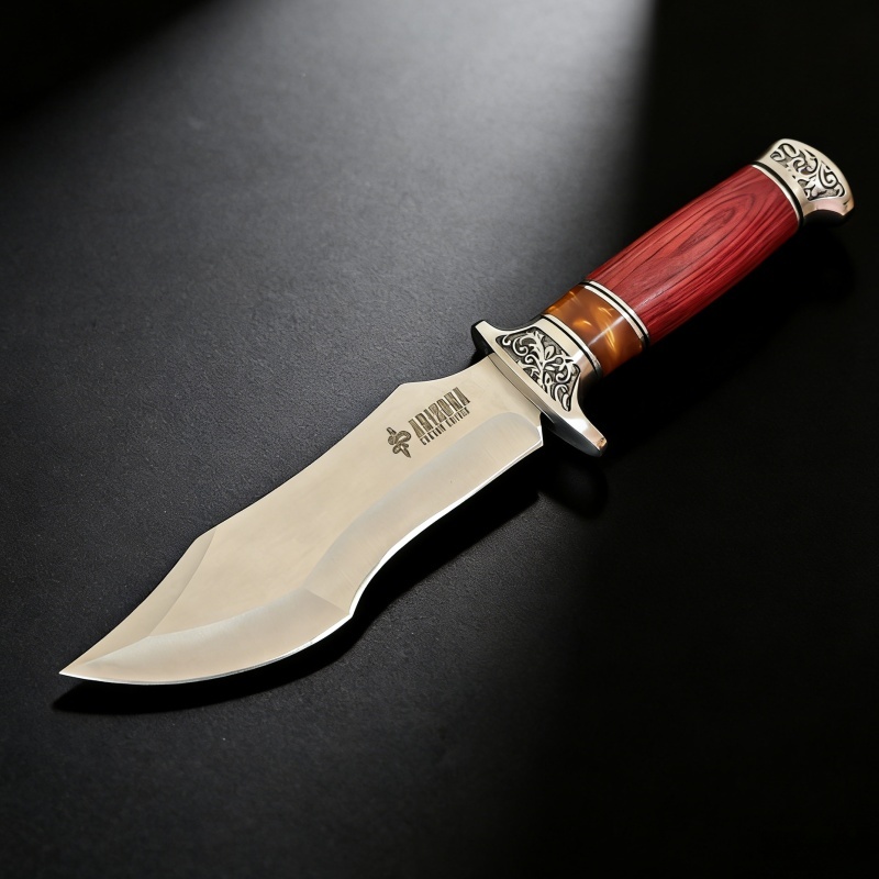 Vintage Straight Blade Knife w - Vintage Collectible Knife recension och pris