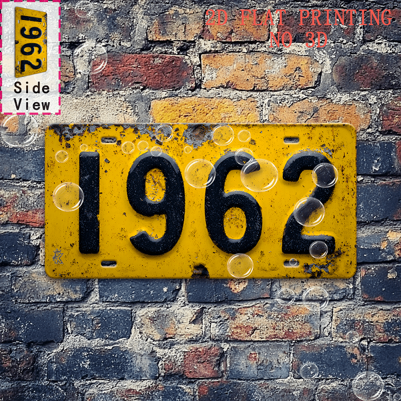 2D Flat - [2D Flat] 1pc Retro  - Vintage Collectible Plates recension och pris