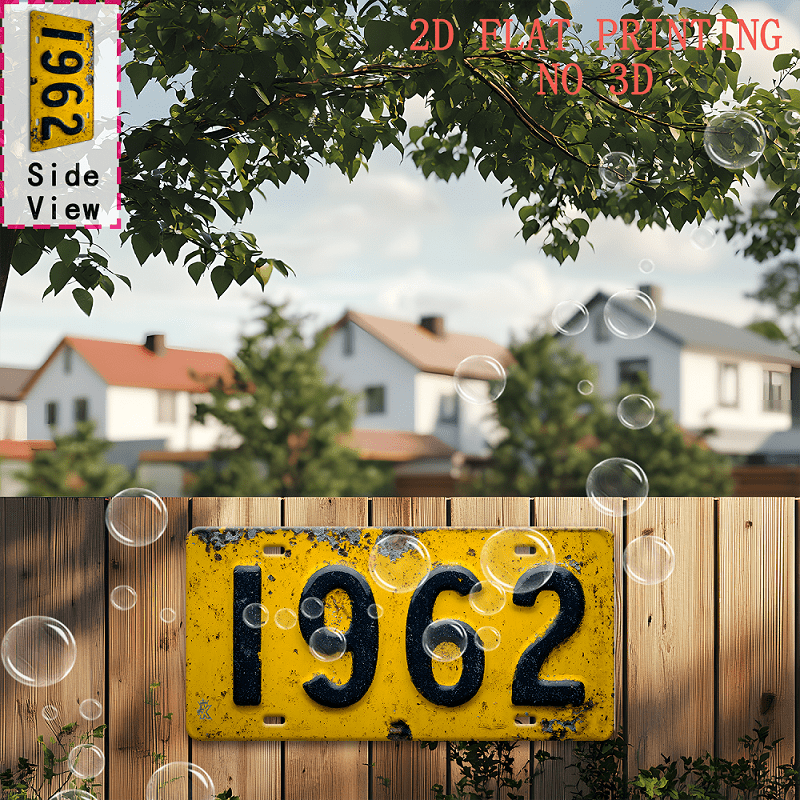 2D Flat - [2D Flat] 1pc Retro  - Vintage Collectible Plates recension och pris
