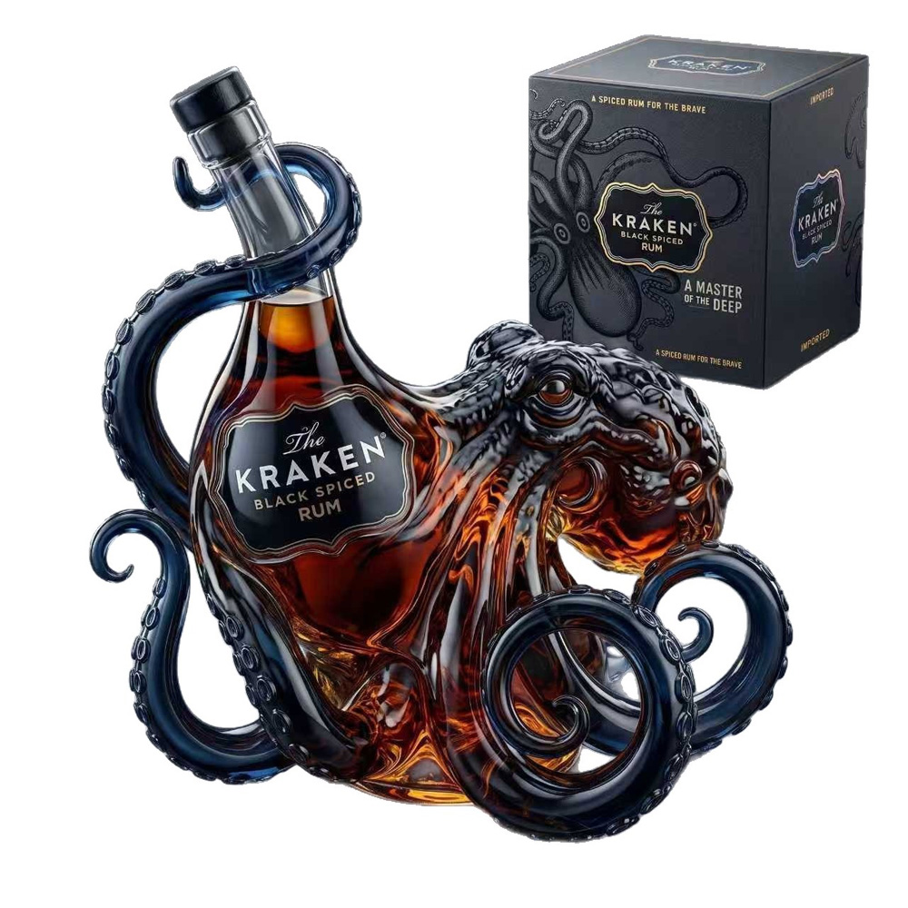 Vintage Kraken Octopus Whiskey - Vintage Collectible Bottles recension och pris