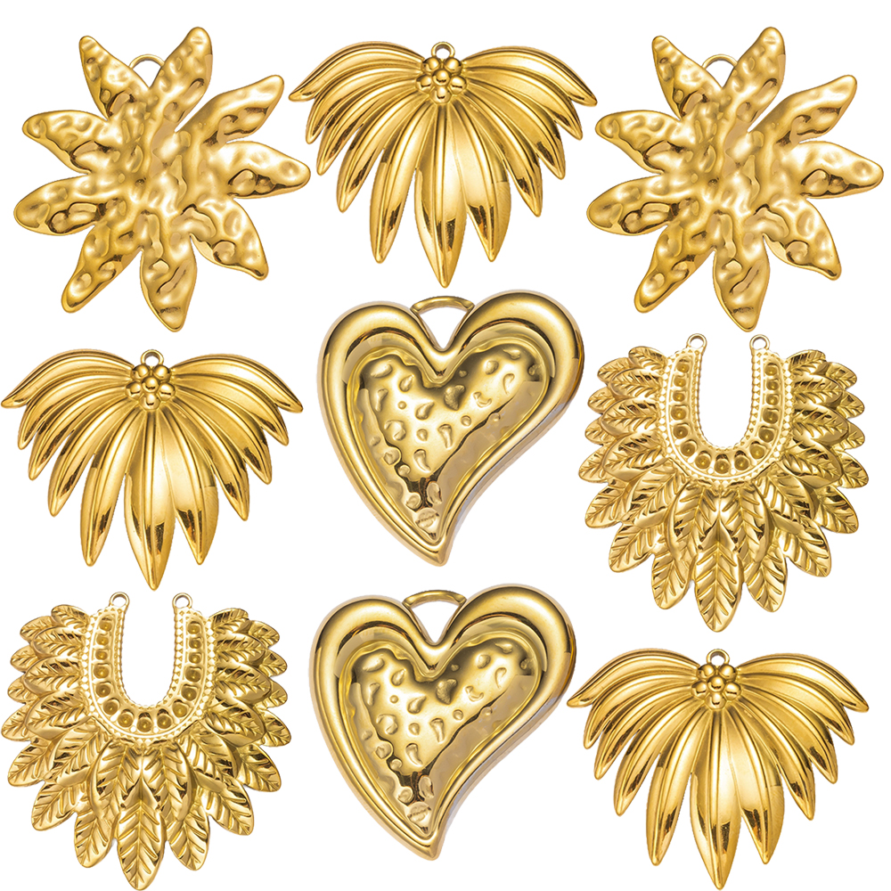 2pcs Gold Stainless Steel Hear - Vintage Necklace recension och pris
