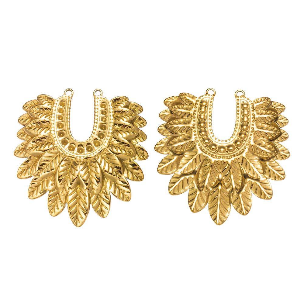 2pcs Gold Stainless Steel Hear - Vintage Necklace recension och pris