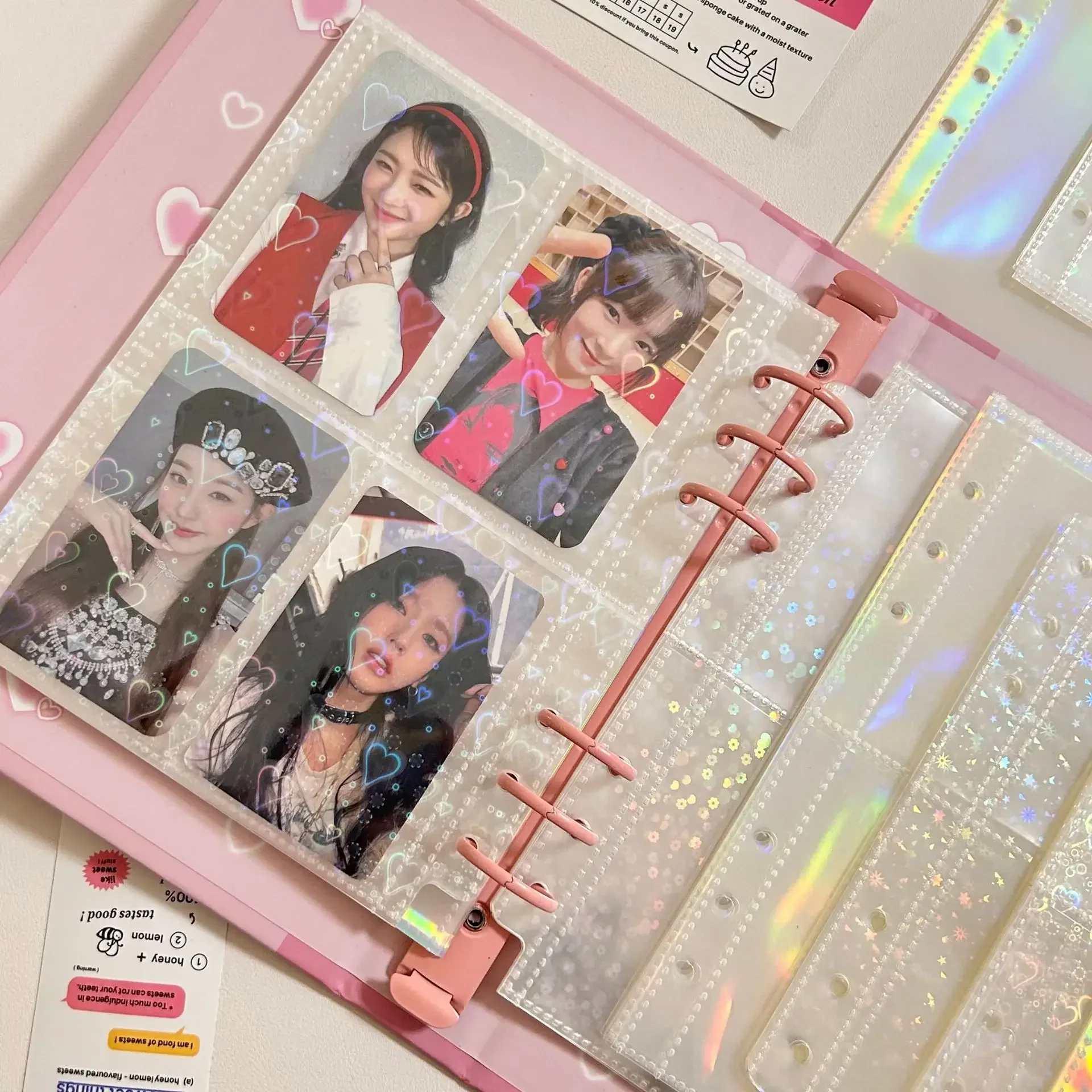 10pcs A5 Heart Binder Sleeves  - Polaroid Photo Album recension och pris