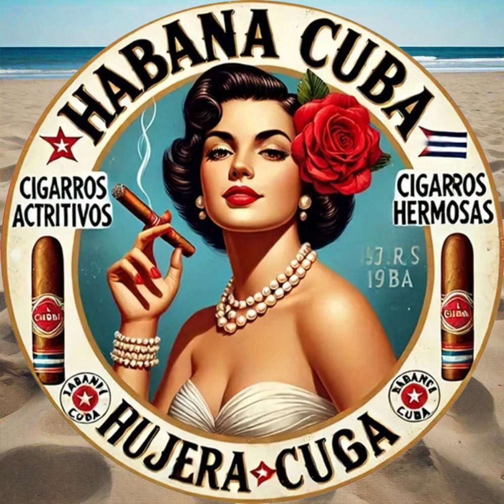 Vintage Havana Style Cigar Gir - Vintage Collectible Plates recension och pris