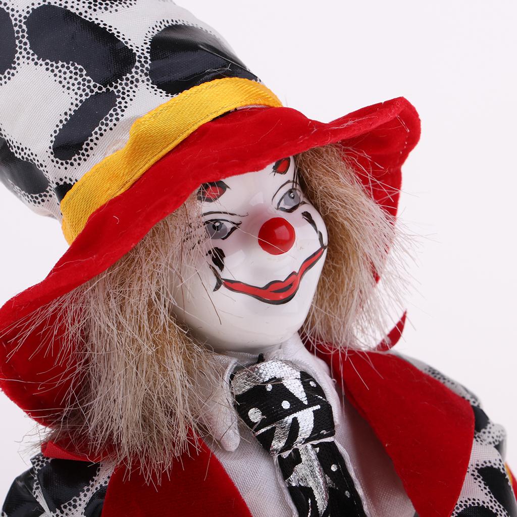 Decorative Porcelain Clown Dol - Vintage Collectible Clowns recension och pris
