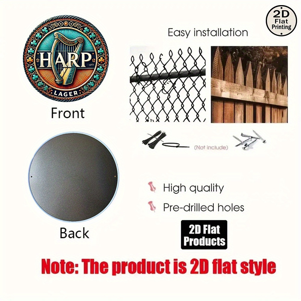 1pc 2D Flat Printing, 