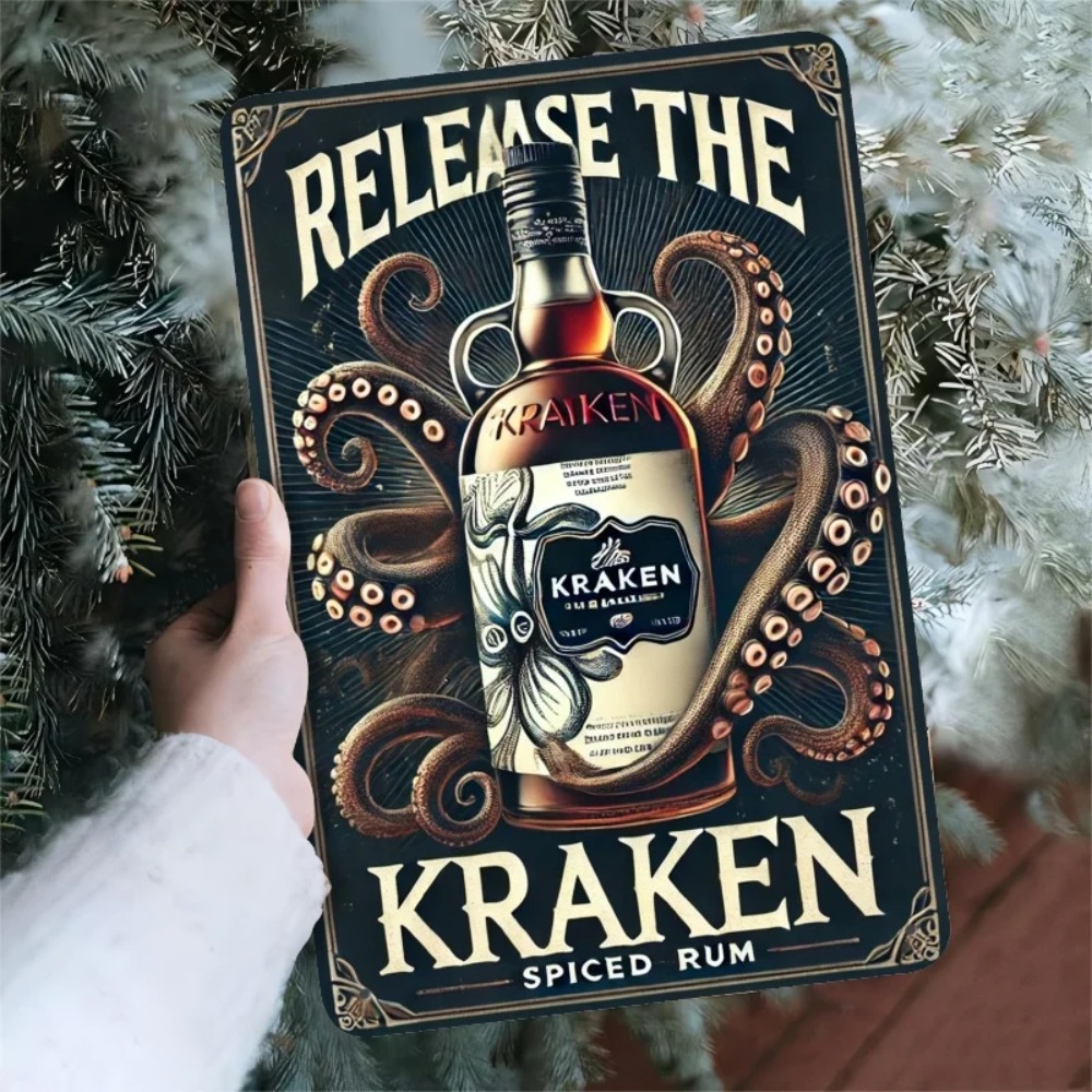 Vintage Kraken Spiced Rum Meta - Vintage Collectible Plates recension och pris