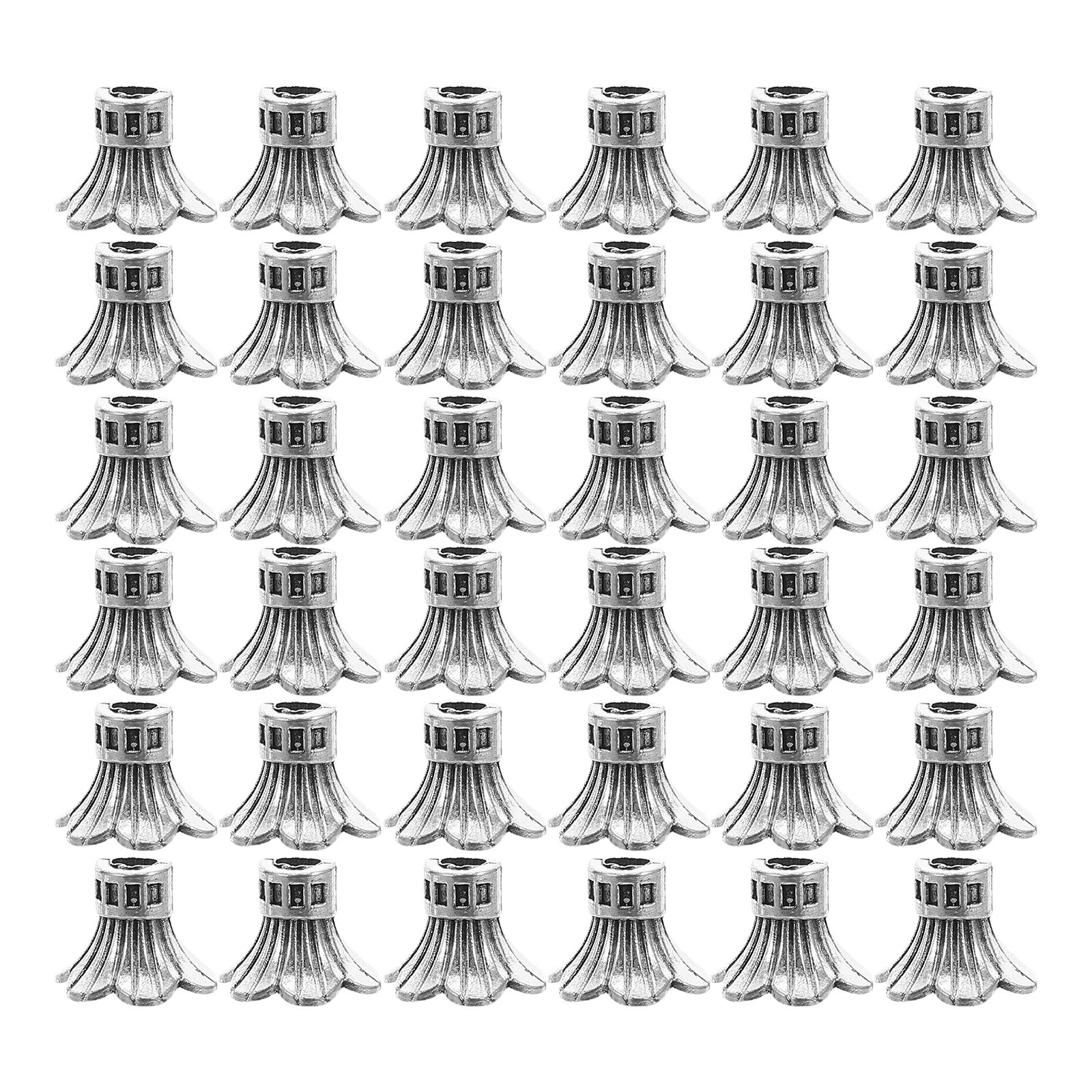100Pcs Flower Bead Caps Zinc A - Vintage Necklace recension och pris