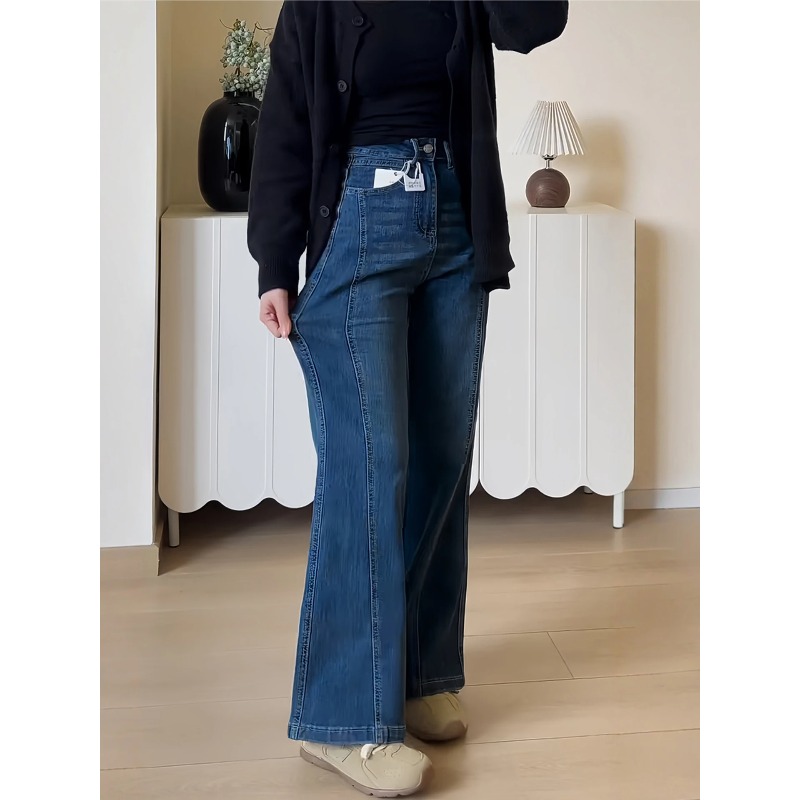 Autumn Elastic Bell Bot Jeans  - Vintage Collectible Bells recension och pris